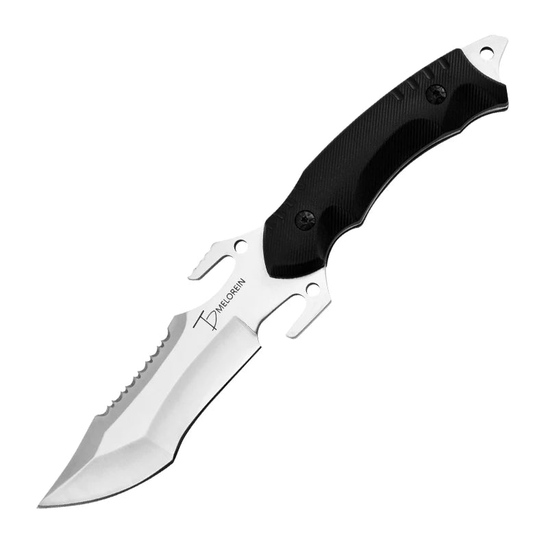 Straight knife outdoor tool portable pocket knife survival knife military knife outdoor hunting tactics high hardness survival k