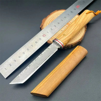 1PC Damascus VG10 steel core household outdoor multi-functional knife