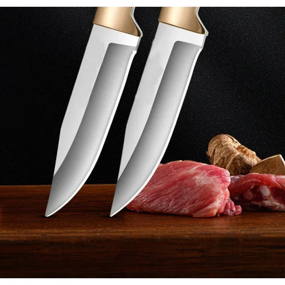 1pc Boning knife EDC portable pocket Knife, Sharp fruit Knife for lamb chop Knife, Barbecue, Survival, Cutting Knife