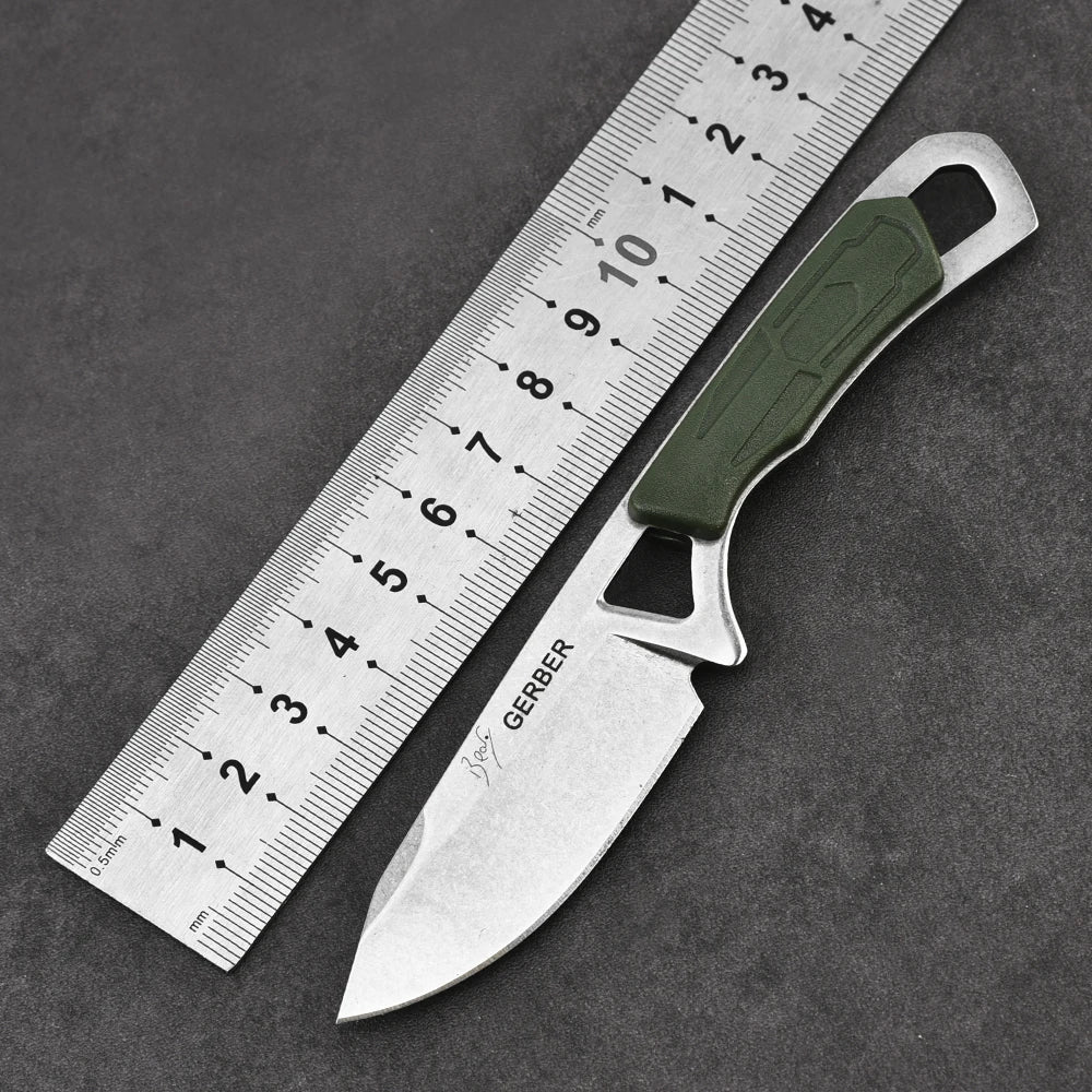 1pc EDC Mini Hanging Neck Knife, Portable Self-defense Necklace Knife, Outdoor Knife, Camping Survival Knife