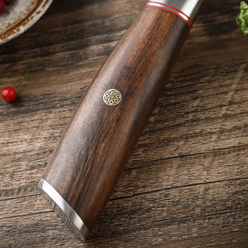 5inch Utility Knives 67-layers Damascus Steel Sharp Japanese Fish Filleting Knife Kitchen Cleaver Boning Knife for Fruit Meat