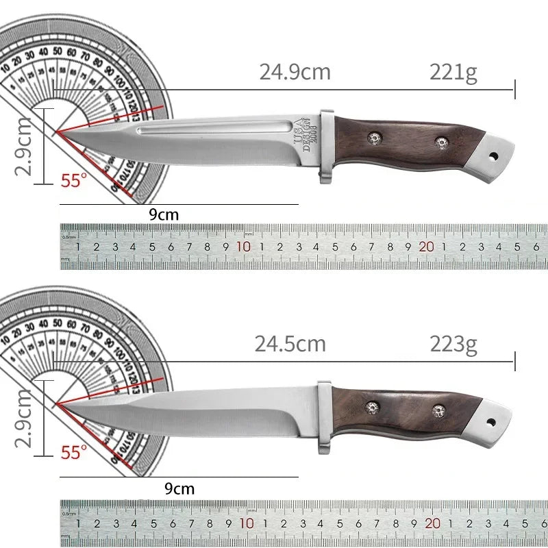 BK-2008Outdoor camping hunting knife self-defense straight knife long knife high hardness sharp knife hand meat knife handy hand