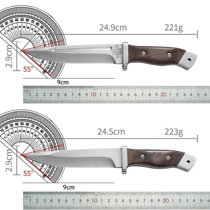 BK-2008Outdoor camping hunting knife self-defense straight knife long knife high hardness sharp knife hand meat knife handy hand