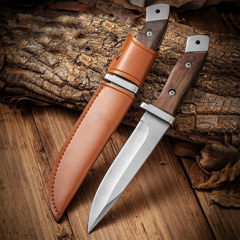 BK-2008Outdoor camping hunting knife self-defense straight knife long knife high hardness sharp knife hand meat knife handy hand
