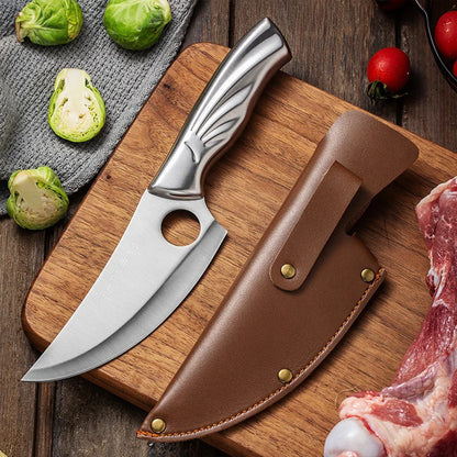 Damascus Pattern Kitchen Cleaver Meat Knife Butcher Utility Boning Knife Chicken Bone Kitchen Shears For Cooking Utensils