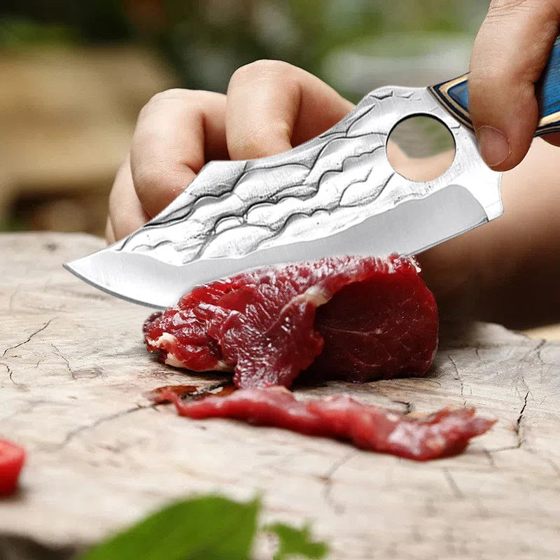 Knife Forged Boning Knife Stainless Steel Meat Cleaver Slicing Knife Sharp Butcher Knife