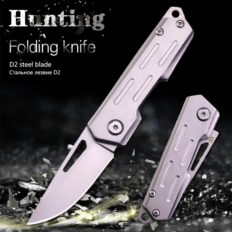 Outdoor Mini Unboxing Small Steel Knife, Portable Pocket Knife, High Hardness Folding Knife, Multi-purpose Fruit Knife