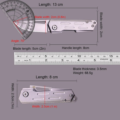 Outdoor Mini Unboxing Small Steel Knife, Portable Pocket Knife, High Hardness Folding Knife, Multi-purpose Fruit Knife