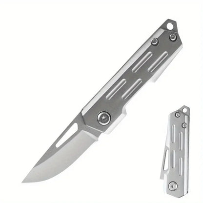 Outdoor Mini Unboxing Small Steel Knife, Portable Pocket Knife, High Hardness Folding Knife, Multi-purpose Fruit Knife