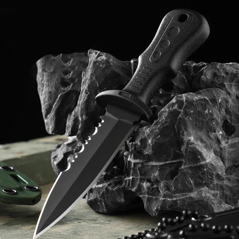 Portable Mini Tactical Knife Necklace Multipurpose Stainless Steel Cutting Knives Outdoor Camping Self Defense Survival Tools