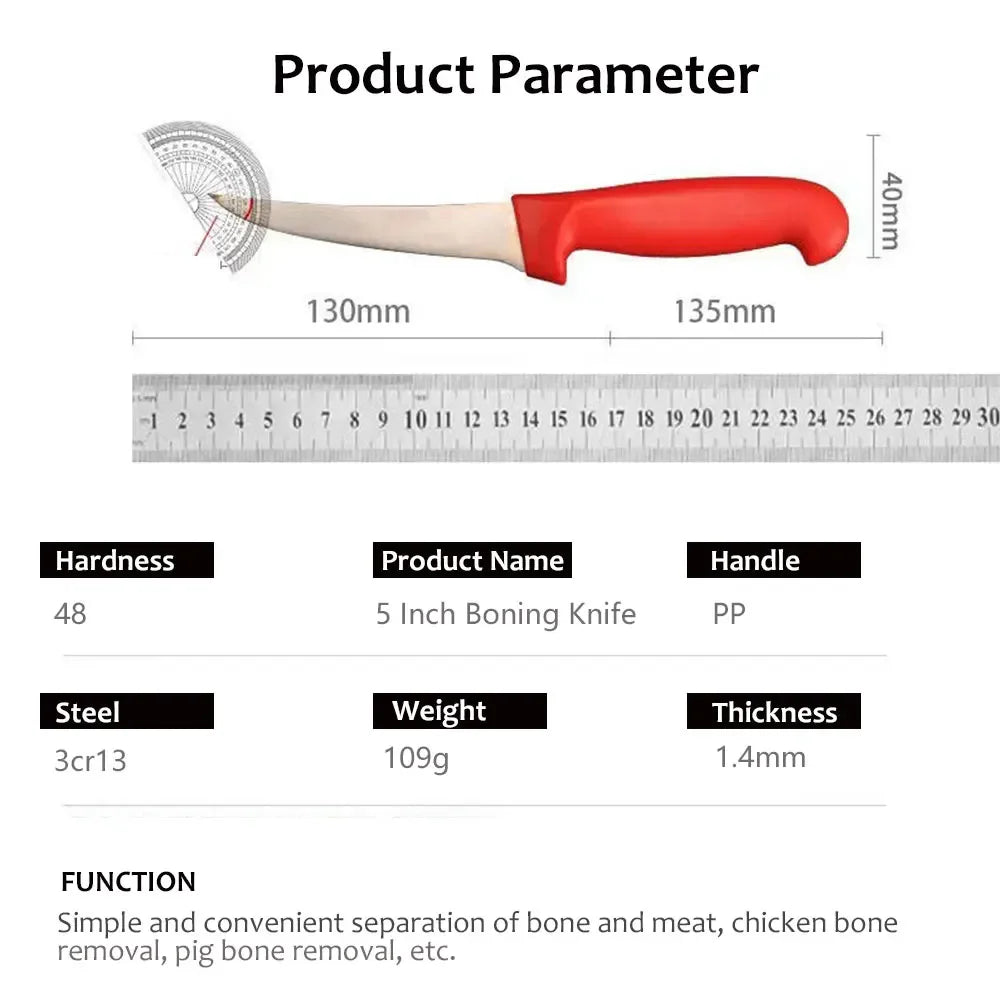 Professional Boning Knife Kitchen Knives Meat Cleaver Stainless Steel Chef Knife Cooking Knives Fruit Knife Kitchen Supplies