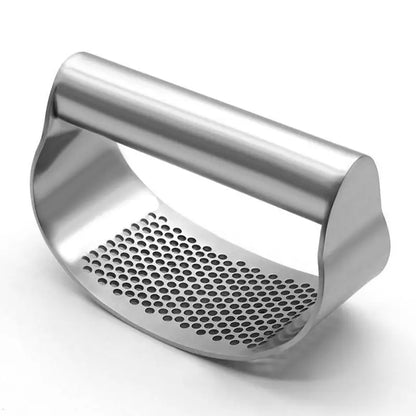 Stainless Steel Garlic Press Manual Garlic Mincer Chopping Garlic Tools Curve Fruit Vegetable Cooking Kitchen Gadgets Tools，kitchen ware