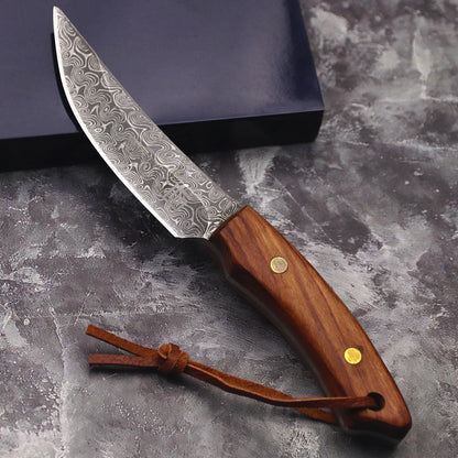 420 steel Outdoor full Tang straight knife + sheath, jungle camping knife, hunting knife, EDC knife
