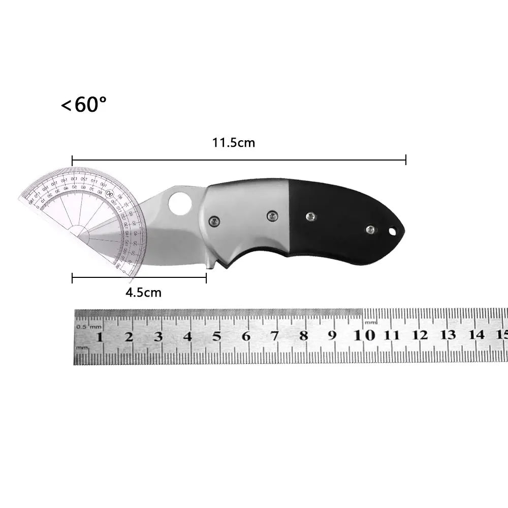 Wholesale Outdoor Mini EDC Carry Knife Stainless Steel Folding Pocket Knife Keychain Pocket Knife Open Box Express Folding Knife