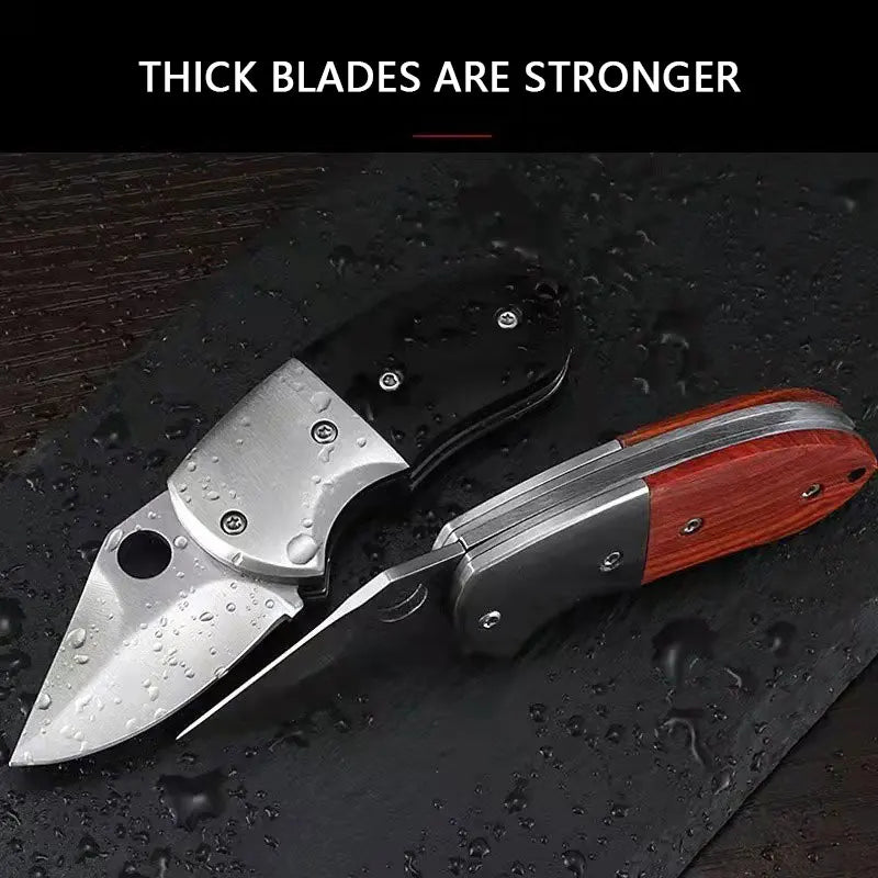 Wholesale Outdoor Mini EDC Carry Knife Stainless Steel Folding Pocket Knife Keychain Pocket Knife Open Box Express Folding Knife